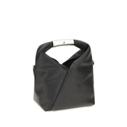 MM6 Black Calf Leather Bos Taurus Handbag