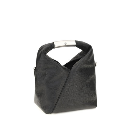 MM6 Black Calf Leather Bos Taurus Handbag
