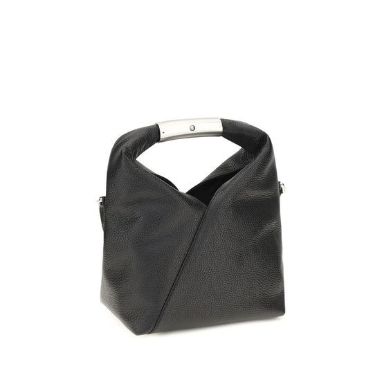 MM6 Black Calf Leather Bos Taurus Handbag