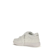 Off-White White Calf Leather Bos Taurus Low Top Sneakers