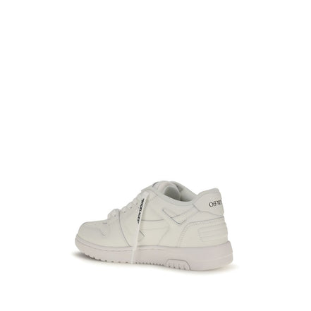 Off-White White Calf Leather Bos Taurus Low Top Sneakers