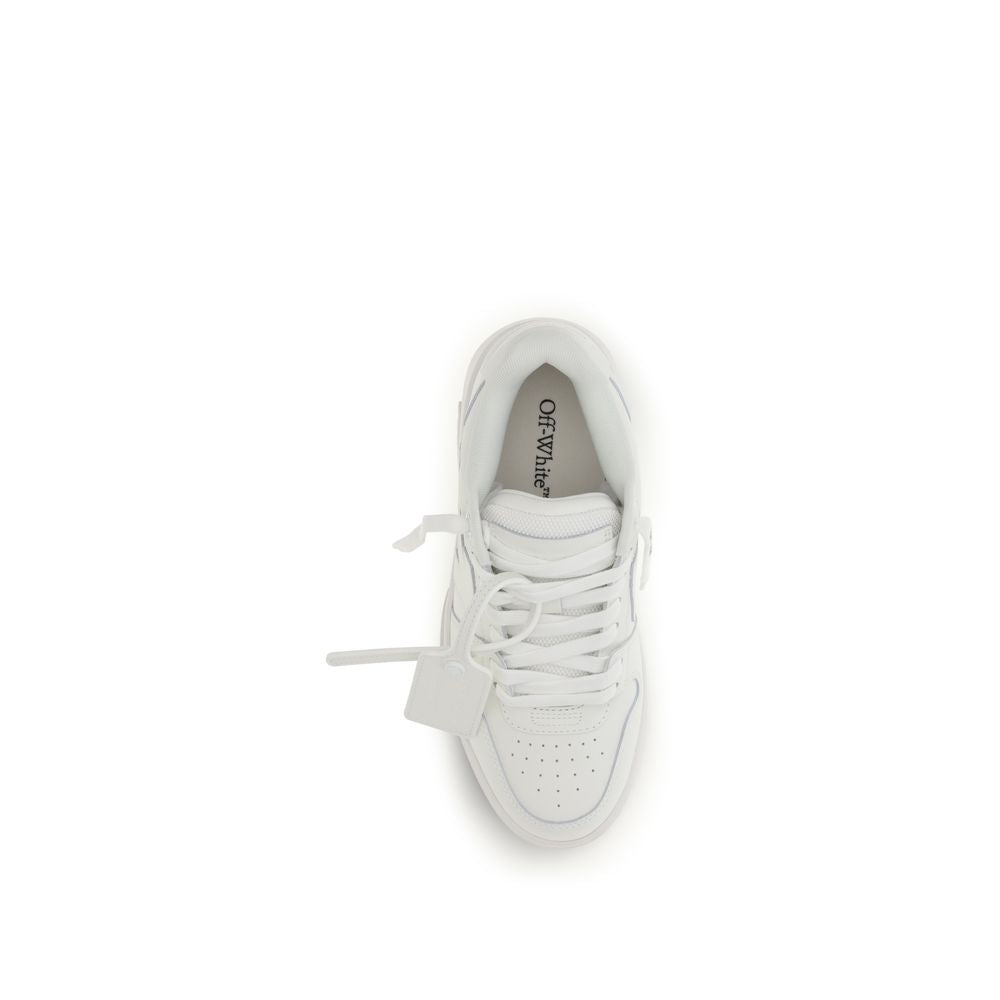 Off-White White Calf Leather Bos Taurus Low Top Sneakers