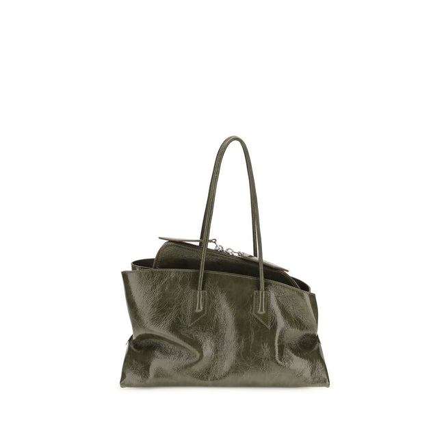 The Attico Bicolor Calf Leather Bos Taurus Shoulder Bag