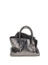 The Attico Gray Calf Leather Bos Taurus Handbag