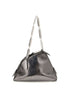 The Attico Silver Calf Leather Bos Taurus Handbag