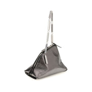 The Attico Silver Calf Leather Bos Taurus Handbag