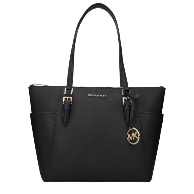 Τσάντα ώμου Michael Kors μαύρη από δέρμα  