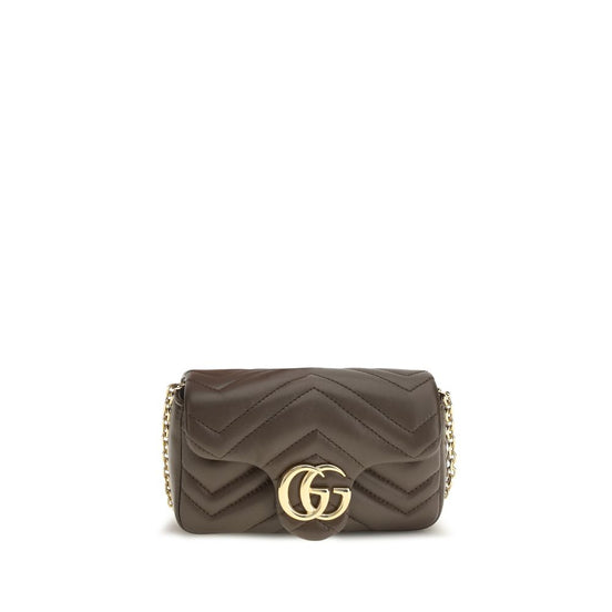 Gucci Brown GG Marmont Shoulder Bag