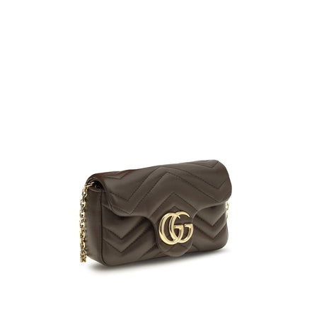 Gucci Καφέ Τσάντα Ώμου GG Marmont