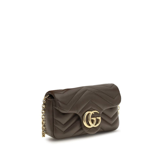 Gucci Brown GG Marmont Shoulder Bag