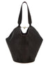 Khaite Bordeaux Calfskin Tote Bag