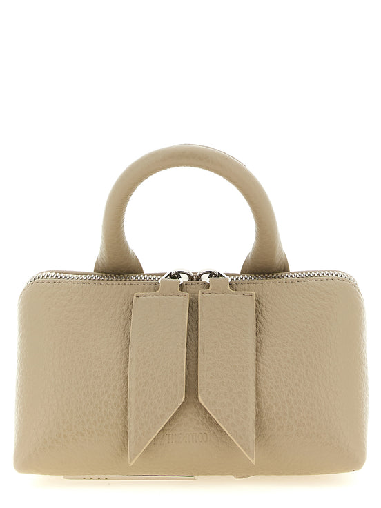 The Attico Beige Bovine Leather Handbag