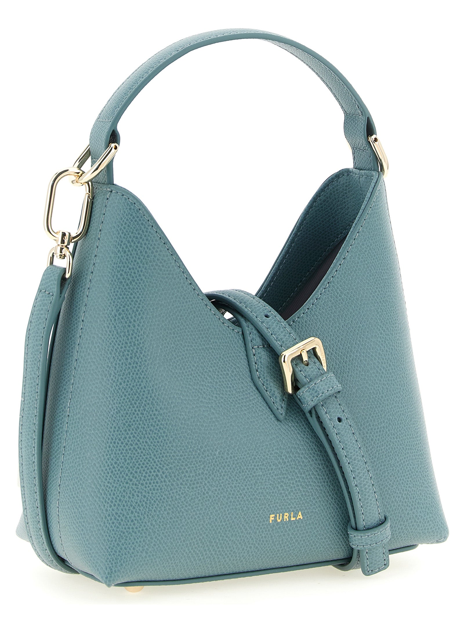 Furla Blue Iride Mini Handbag