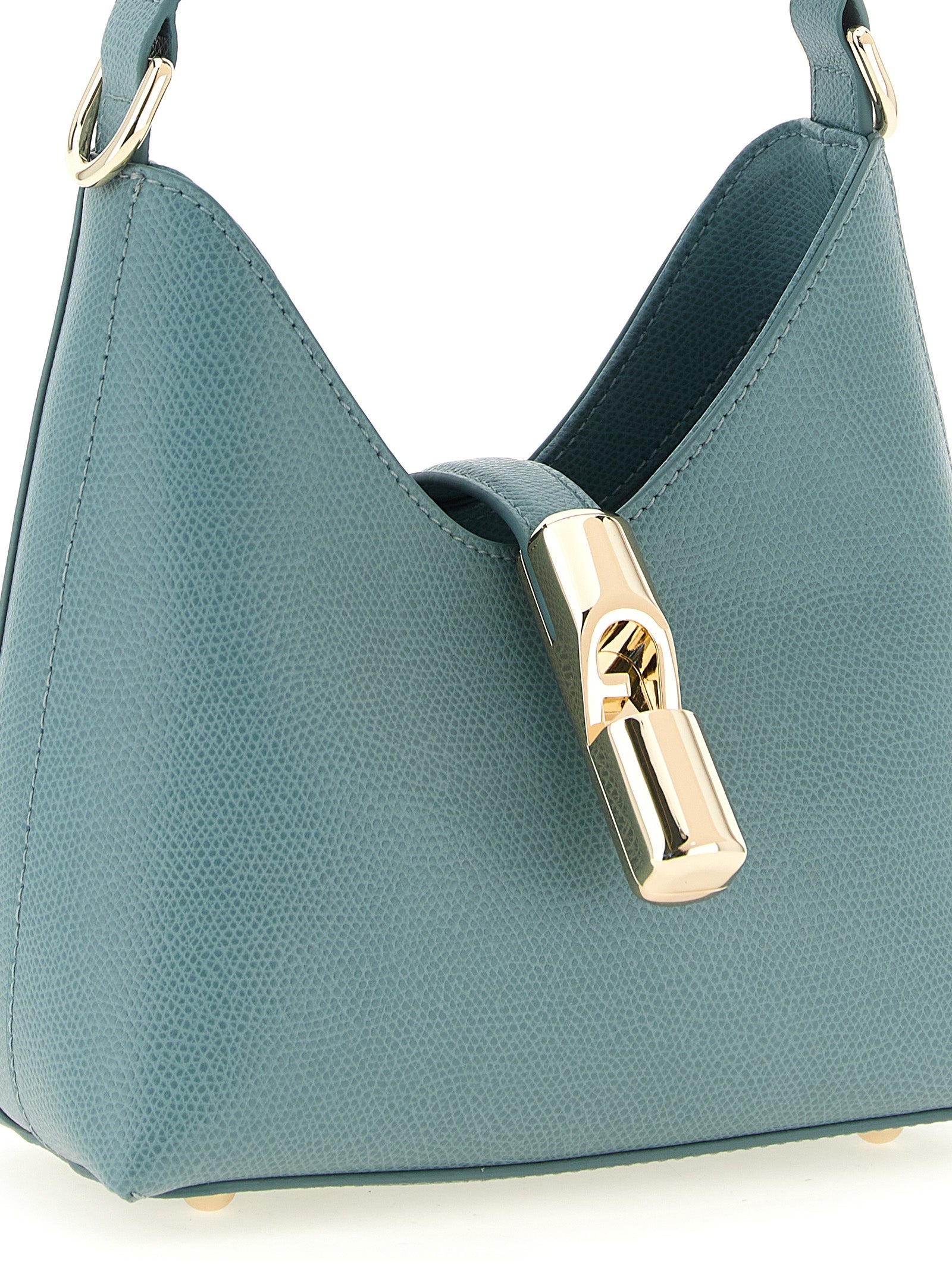 Furla Blue Iride Mini Handbag