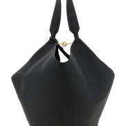 Khaite Black Calfskin Tote Bag
