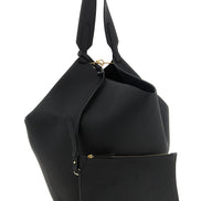 Khaite Black Calfskin Tote Bag