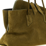 The Attico Bicolor Bovine Leather Shoulder Bag