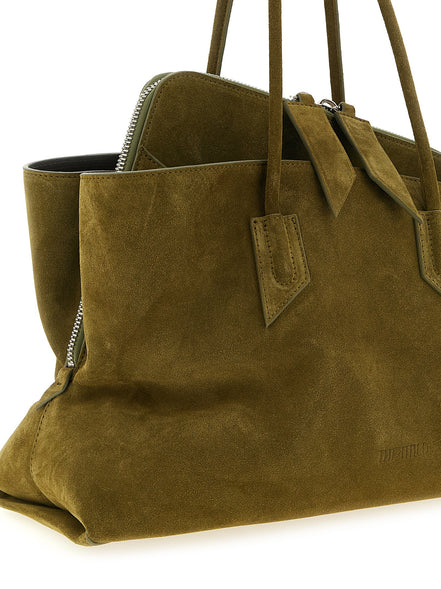 The Attico Bicolor Bovine Leather Shoulder Bag