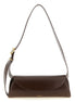 Jil Sander Brown Calfskin Shoulder Bag