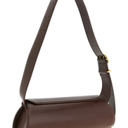Jil Sander Brown Calfskin Shoulder Bag