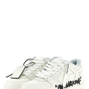 Off-White Bicolor Calfskin Athletic Sneakers