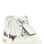 Off-White Bicolor Calfskin Athletic Sneakers