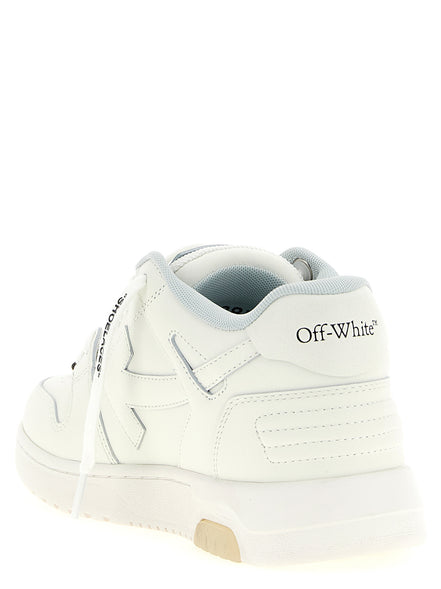 Off-White Bicolor Calfskin Athletic Sneakers