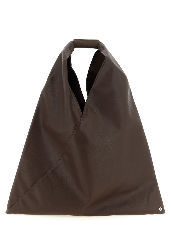 MM6 Maison Margiela Brown Japanese Classic Midi Handbag