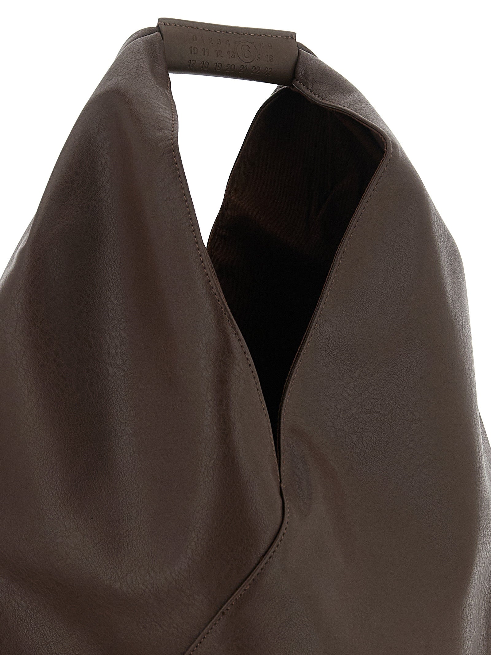 MM6 Maison Margiela Brown Japanese Classic Midi Handbag