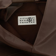 MM6 Maison Margiela Brown Japanese Classic Midi Handbag