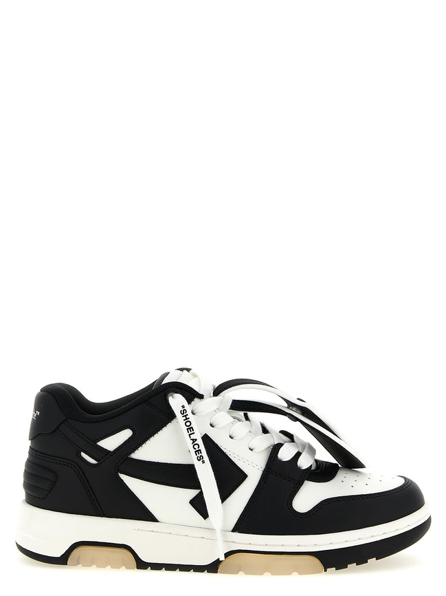Off-White Bicolor Calfskin Low Top Sneakers