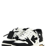 Off-White Bicolor Calfskin Low Top Sneakers