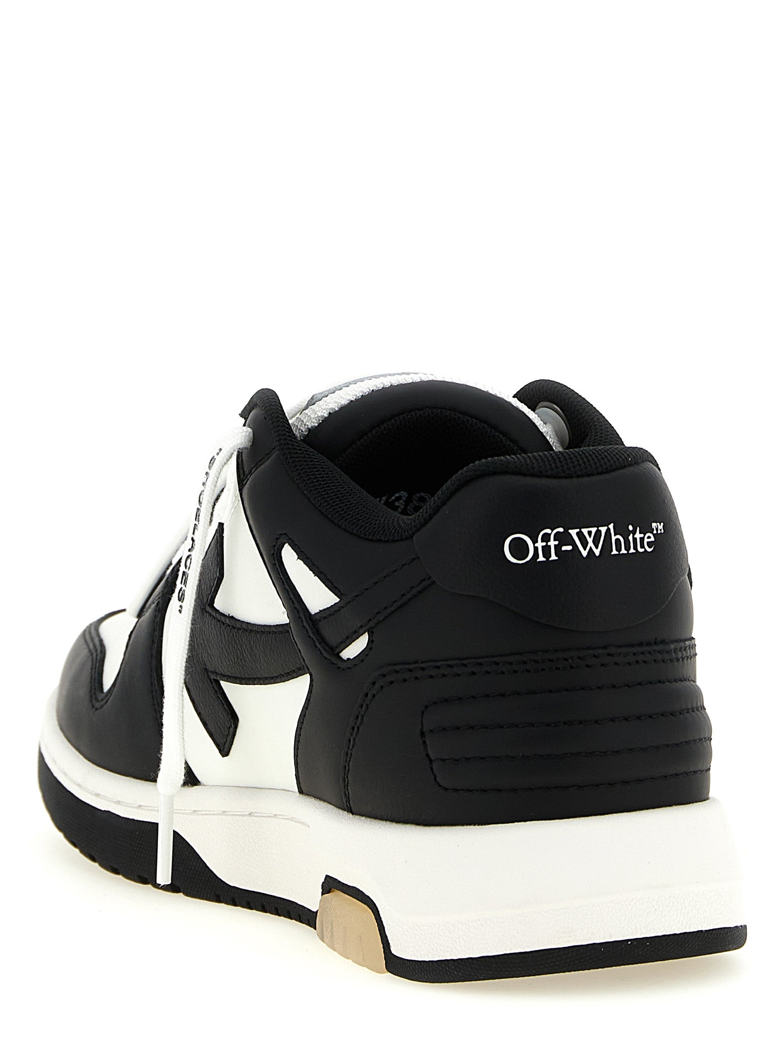 Off-White Bicolor Calfskin Low Top Sneakers