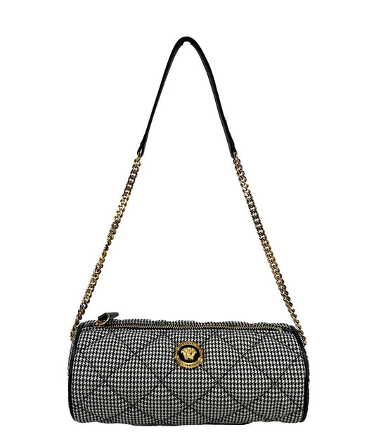 Versace Medusa Quilted Evening Crossbody Bag
