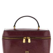 PINKO Bordeaux Calfskin Handbag