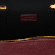 PINKO Bordeaux Calfskin Handbag