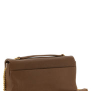 PINKO Brown Lamb Leather Shoulder Bag
