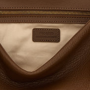 PINKO Brown Lamb Leather Shoulder Bag