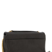 PINKO Brown Lamb Leather Shoulder Bag