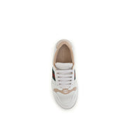 Αθλητικά παπούτσια Gucci White Screener από δέρμα