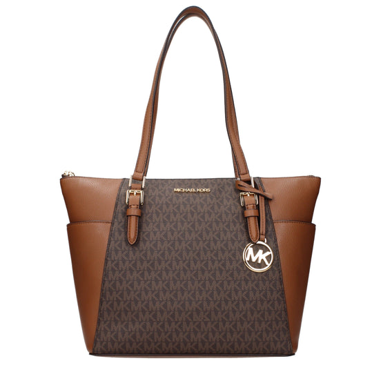 Michael Kors Brown Leather Shoulder Bag