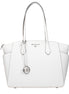 Michael Kors White Leather Shoulder Bag