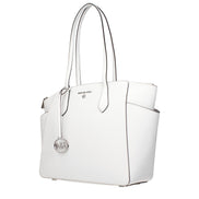 Michael Kors White Leather Shoulder Bag