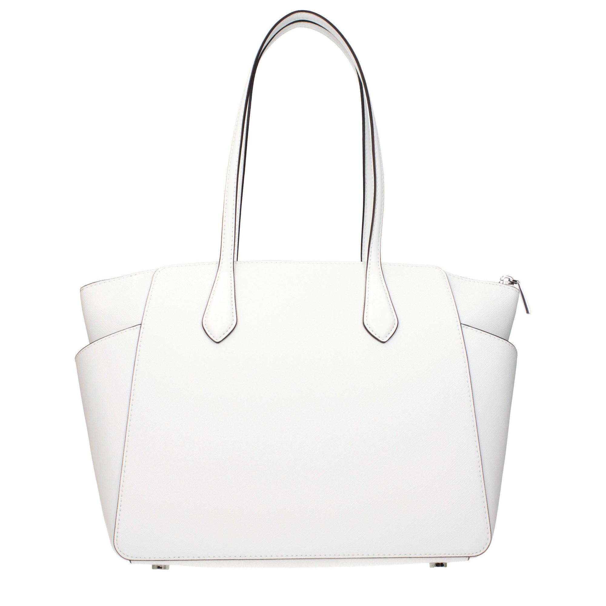 Michael Kors White Leather Shoulder Bag