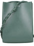 Jil Sander Green Leather Crossbody Bag