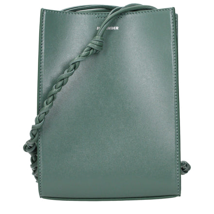Jil Sander Green Leather Crossbody Bag