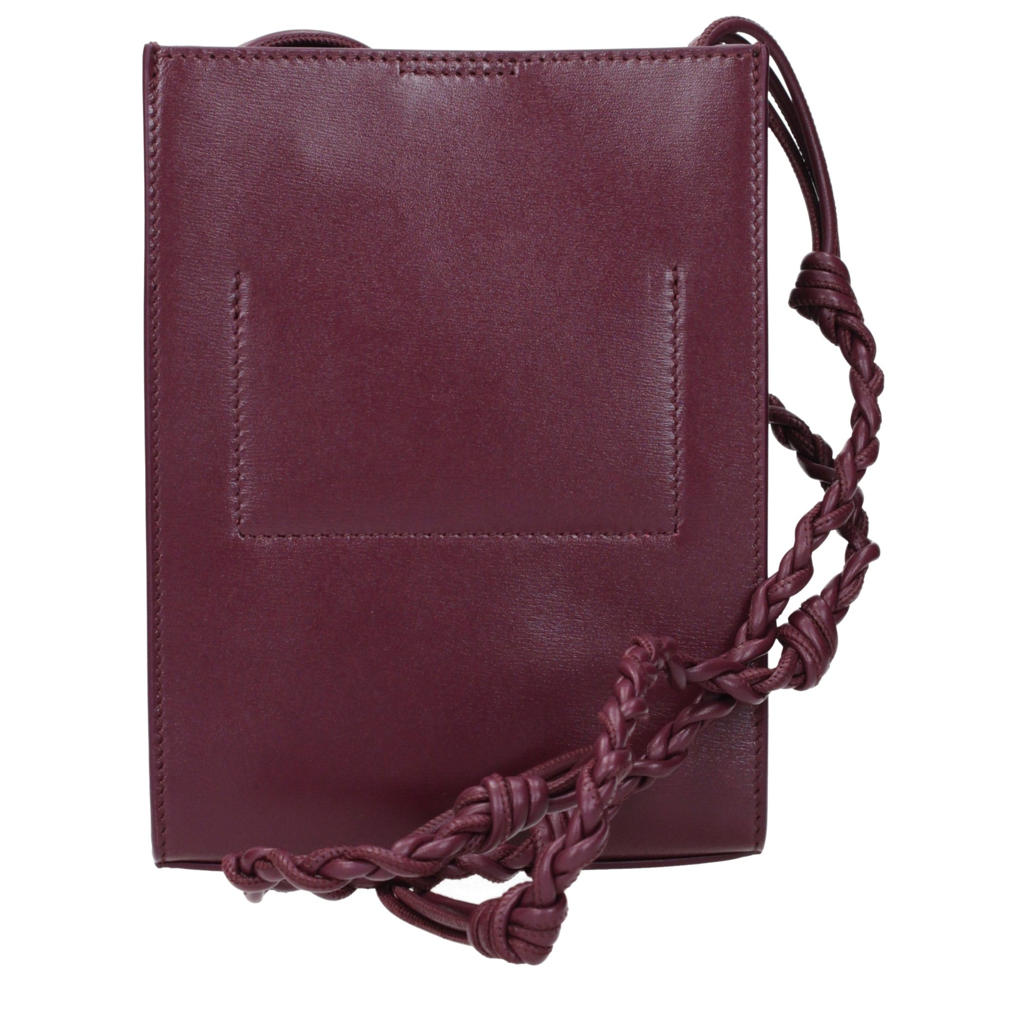 Jil Sander Purple Leather Crossbody Bag