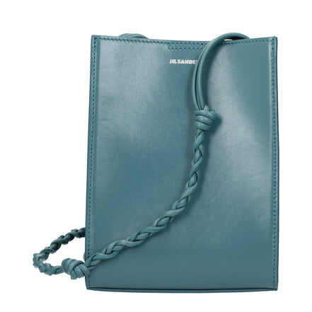 Jil Sander Green Leather Crossbody Bag