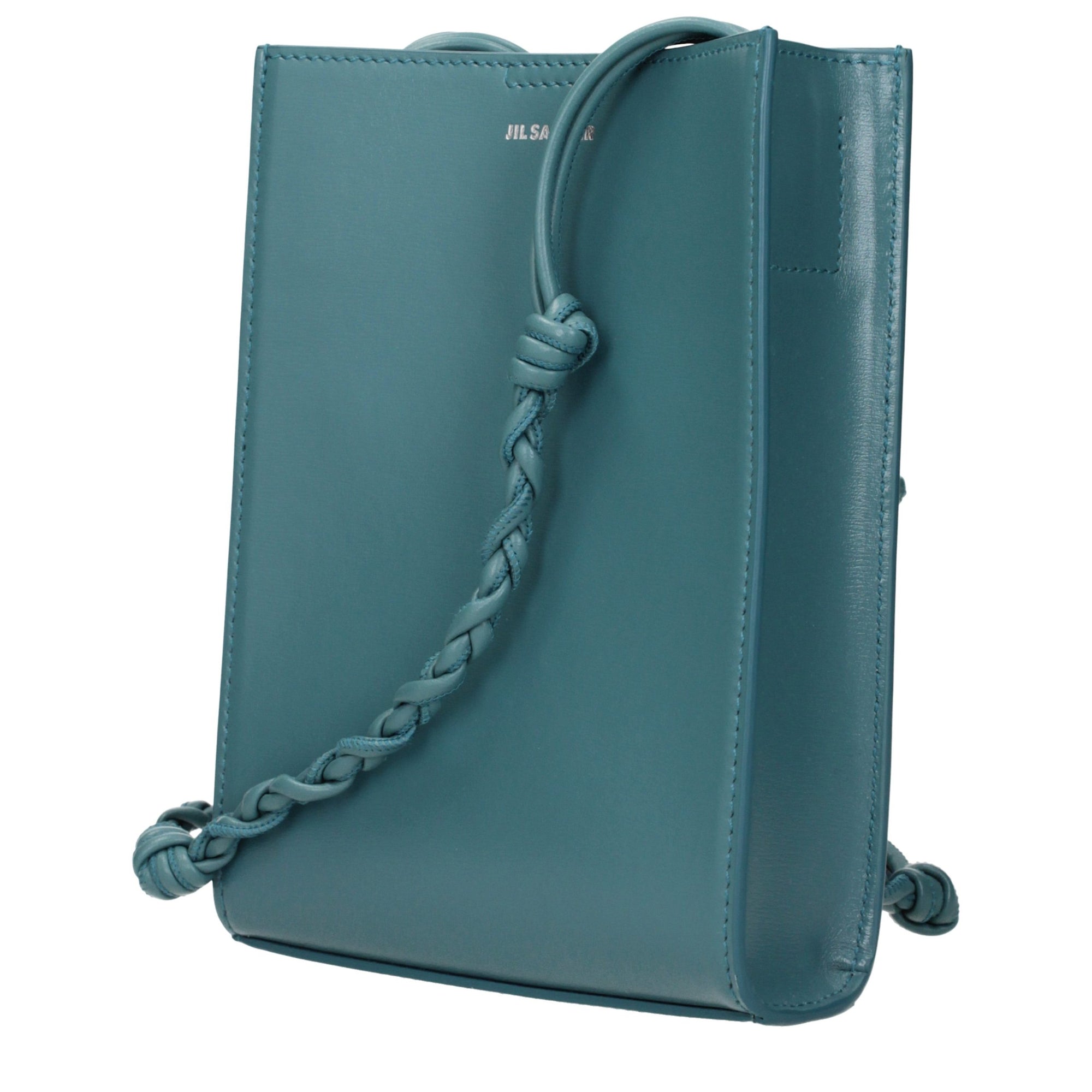 Jil Sander Green Leather Crossbody Bag