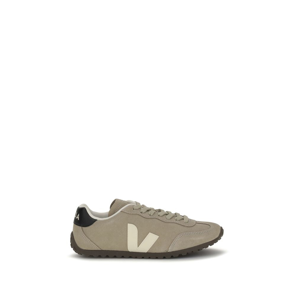 Veja Beige Suede Leather Low Top Sneakers